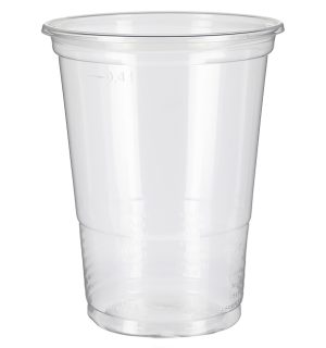 Gobelet à bière P.P. 400cc transparent diam 95 (incl. Fost plus)