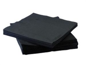 Servetten P2P 20cm Zwart