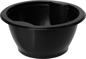 Bowl black PP Ø153 ↨70mm 650cc