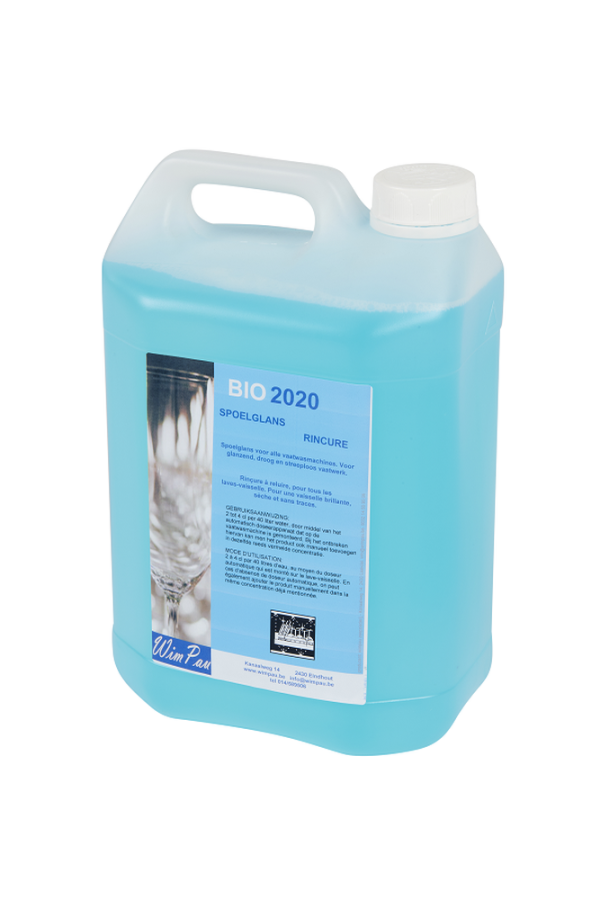 Vaatwas spoelglans BIO2020 5L / Produit de rinçage Bio 2020