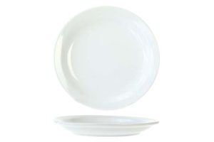 Everyday white plate Ø16 cm