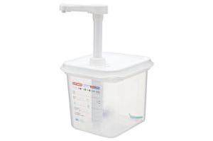 Conversion box Araven GN1/6 ↨15cm with pump