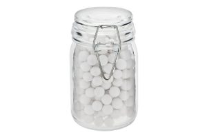 BAKING BEADS 300GR IN JAR WITH CLOSURE D6XH11.5CM - CERAMIC