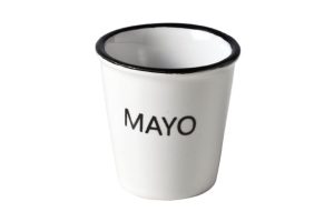 JAR WITH TEXT 'MAYO' D4.9XH4.9CM
