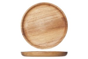 WOODEN BOARD ROUND D20X2CM OIL COATING