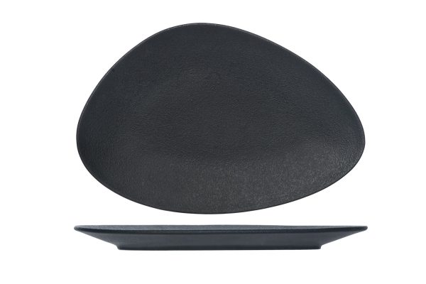 Assiette triangle Blackstone 37x25cm