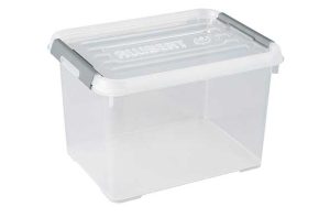 Boîte de rangement « HANDY » transp.
40x29x26cm 20L 