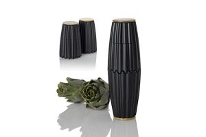 Peper-Zoutmolen magnetisch zwart Ø6.5 ↨19.5cm