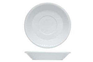 Nordika wit ondertas Ø14cm