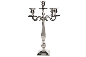 Candle holder 5K nickel 50cm