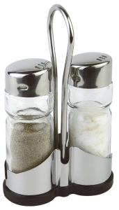 Menagere sel et poivre en acier inoxydable
