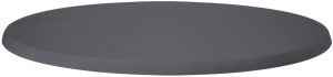 Statafel cover antraciet Ø80-85cm