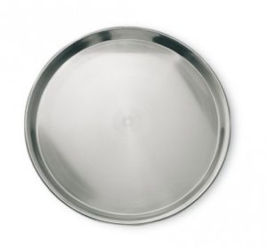 Dienblad Ø40cm inox schuine rand