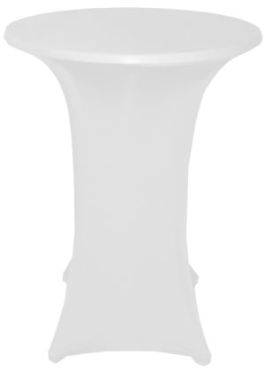 Statafelrok stretch+cover Pluto wit