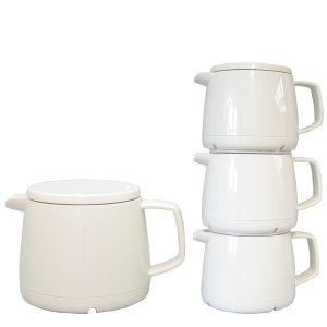 Insulated jug stackable 27cl Ø105 ↨92mm white