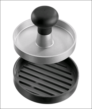 Tartaar/hamburgerpers alu/kunststof 11cm