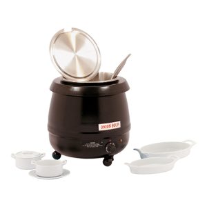 Bouilloire à soupe Bistro noir (Chaudron de sorcière)