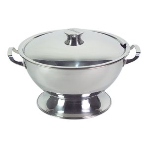 Soup tureen stainless steel 3.0l Ø25 ↨14.5cm incl.
lid 