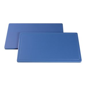 Planche à découper GN1/1 53x32.5 ↨2cm Bleu avec tranchée