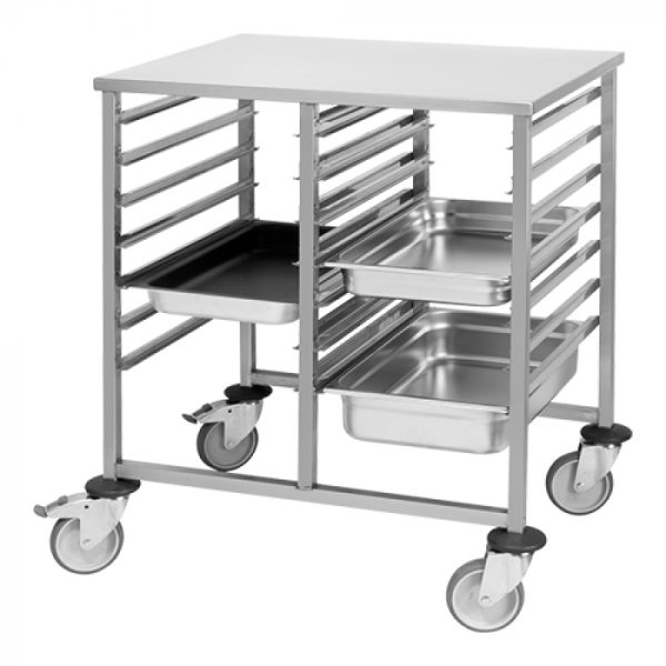 Shelf trolley 2x1/1GN 7-levels