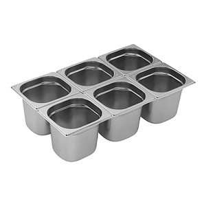 Gastronorm container stainless steel 1/6 ↨150mm