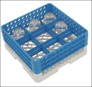 Beaker basket 25 compartments +4 max Ø9 ↨24cm