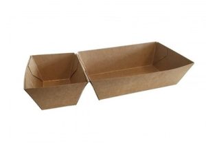 Barquette en carton ECO A22 110x70+32x70 ↨35