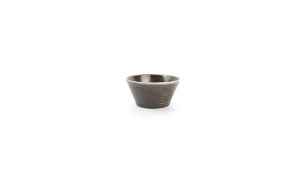 Lignes bol noir Ø8 ↨4cm