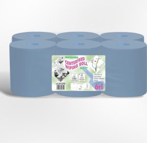 Papier de nettoyage MIDI 1 pli bleu « KOALA »