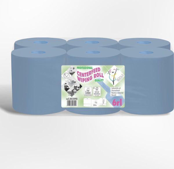 Papier de nettoyage MIDI 1 pli bleu « KOALA »