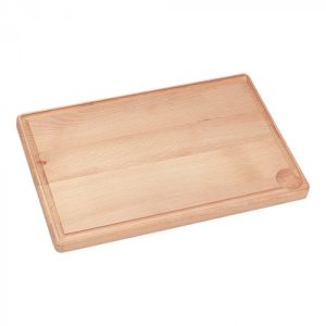 Snijplank 40x30 ↨2cm beuk m/geul