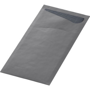Tissu Sacchetto Gris granit-Noir