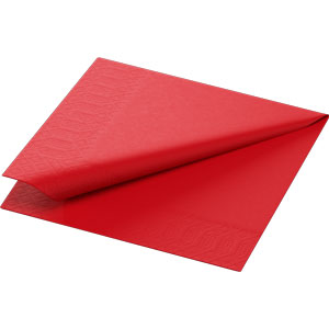 Servetten Duni 24/2 Rood