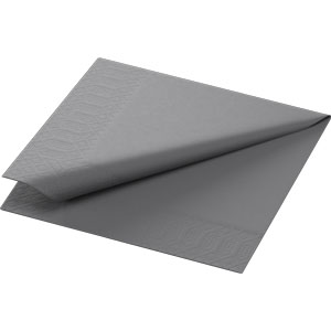 Servetten Duni 24/2 Granite Grijs