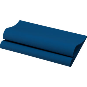 Serviettes de table Dunisoft 40x40 Bleu Foncé