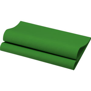 Dunisoft Serviettes de table 40x40 Vert feuille