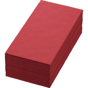 Dunisoft napkins 40x40 1/8 Bordeaux