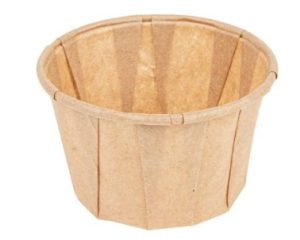 Papercup grease free 40cc Brown