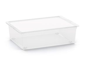 Boîte de rangement transp.
55x38.5 ↨16.5cm 