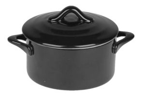 Casserole black with dksl Ø10 ↨h5 0.2L