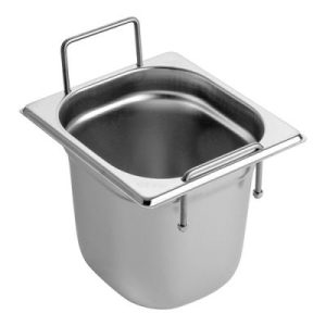 Gastronorm container stainless steel with handle 1/6 ↨150mm