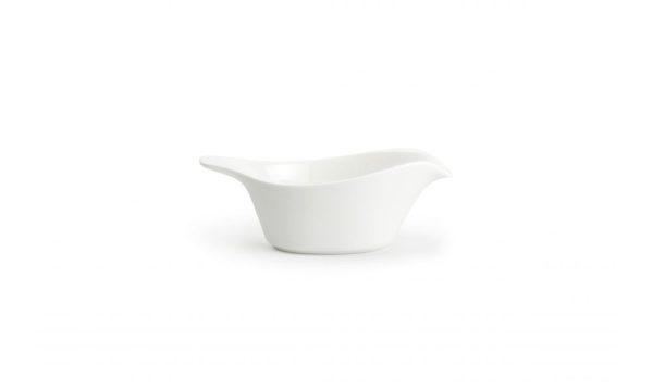 Casserole 12.5cl porcelaine blanche