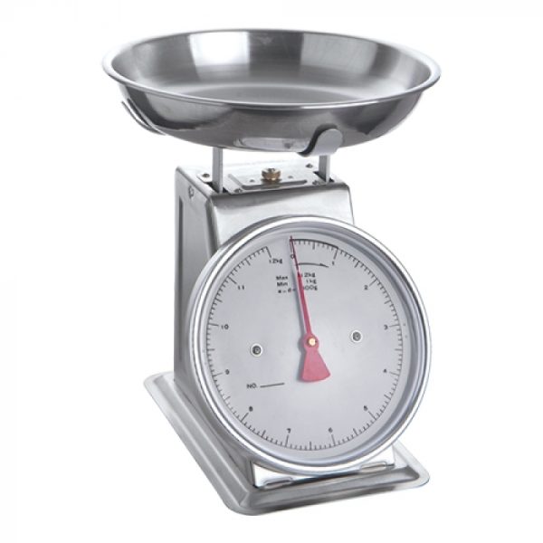 Weegschaal RVS kom max. 12kg