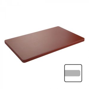 Snijplank 40x25 ↨2cm Bruin