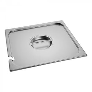Gastronorm container stainless steel 2/3 lid + spoon