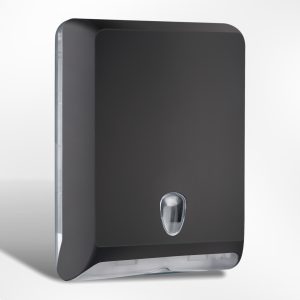 Disp. « Koala » Essuie-mains noir C-/Multifold SMALL