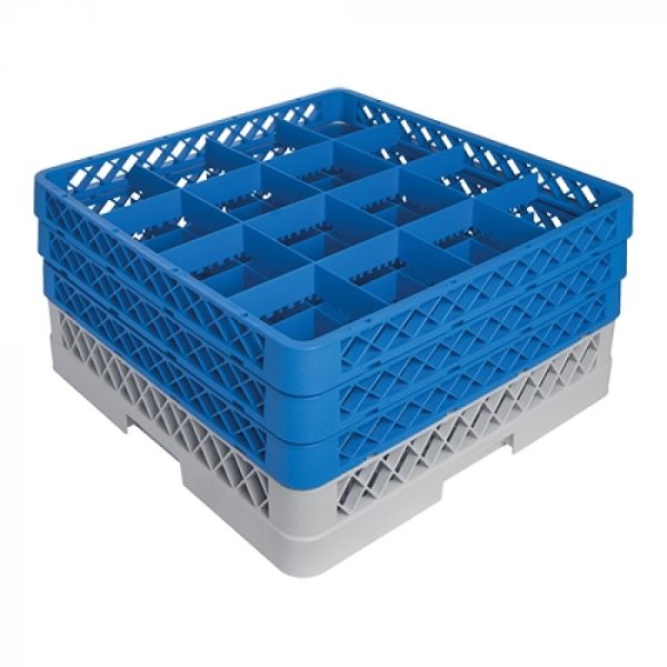Pied panier en verre 16 compartiments +3 max Ø11.2 ↨20cm