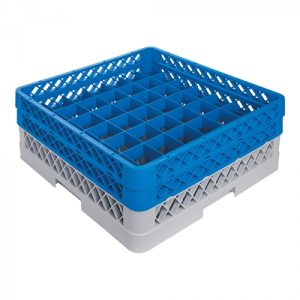 Beaker basket 49 compartments +2 max Ø6.3 ↨16cm