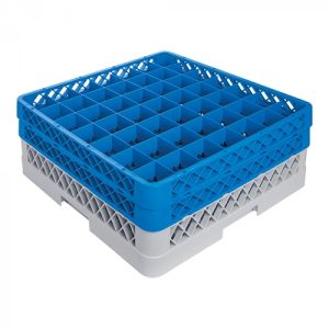 Panier à pied en verre 49 compartiments +2 max Ø6.3 ↨16cm