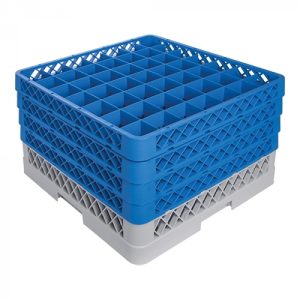 Panier à pied en verre 49 compartiments +4 max Ø6.3 ↨24cm